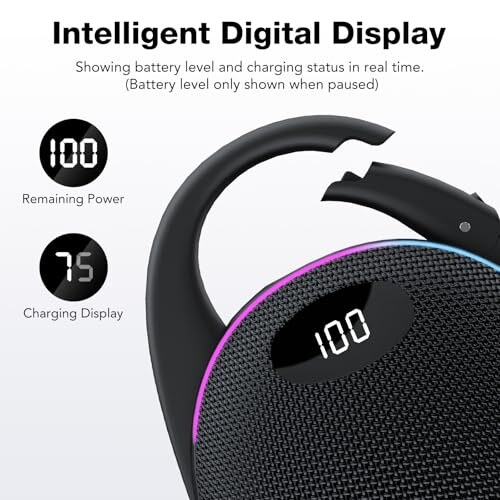 Coioc Cassa Bluetooth Portatile con Luci RGB - immagine 3