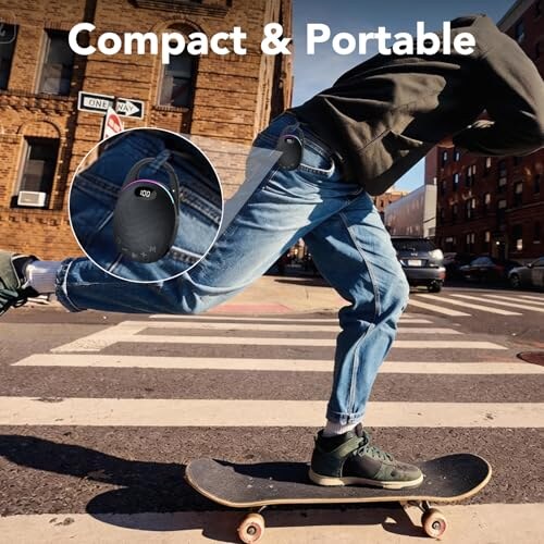Coioc Cassa Bluetooth Portatile con Luci RGB - immagine 5