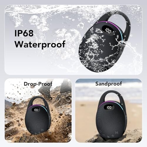 Coioc Cassa Bluetooth Portatile con Luci RGB - immagine 6
