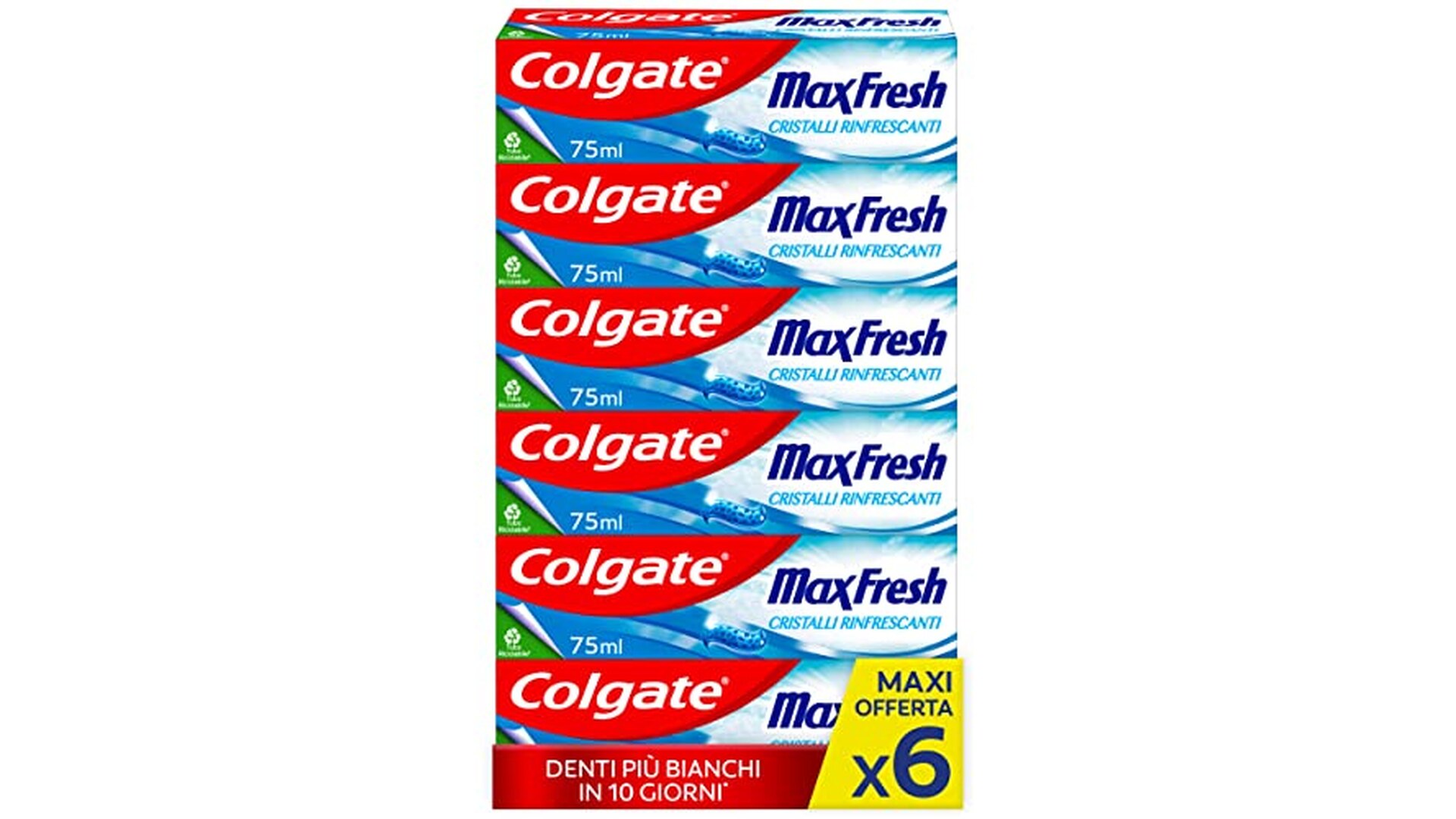 Colgate Max Fresh Dentifricio 6x75ml