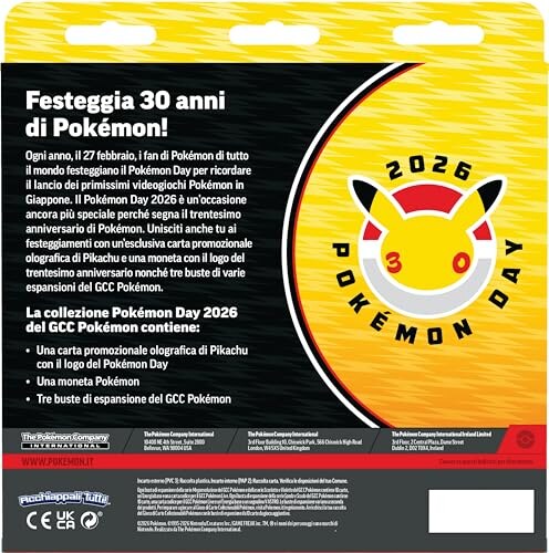 Collezione Pokémon Day 2026 con Carta Olografica - immagine 1