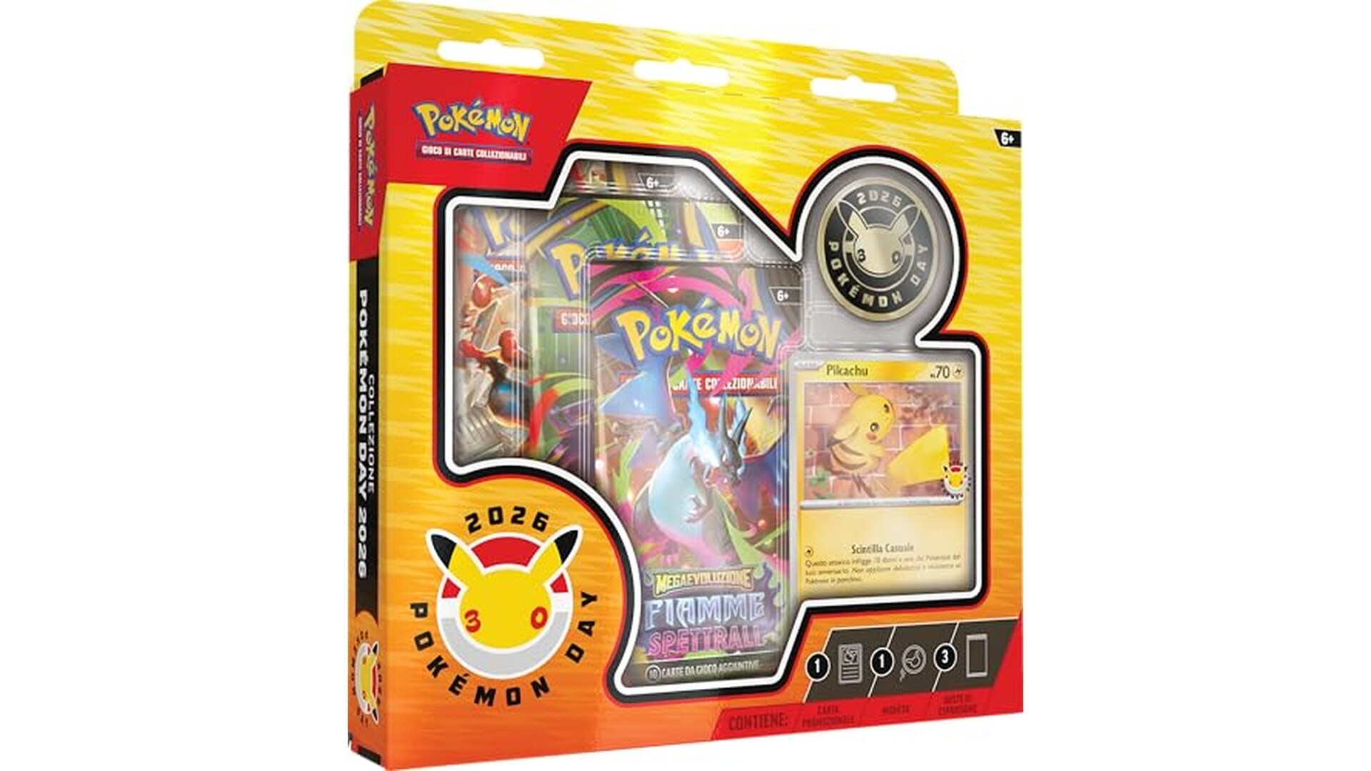 Collezione Pokémon Day 2026 con Carta Olografica