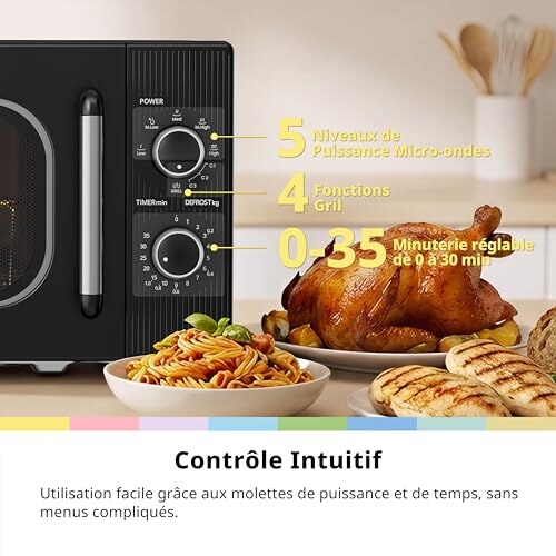 COMFEE' Microonde Compatto 20L con Grill - immagine 7