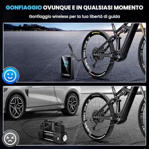 Compressore Aria Portatile Ipflin 150PSI con Display LCD - immagine 8