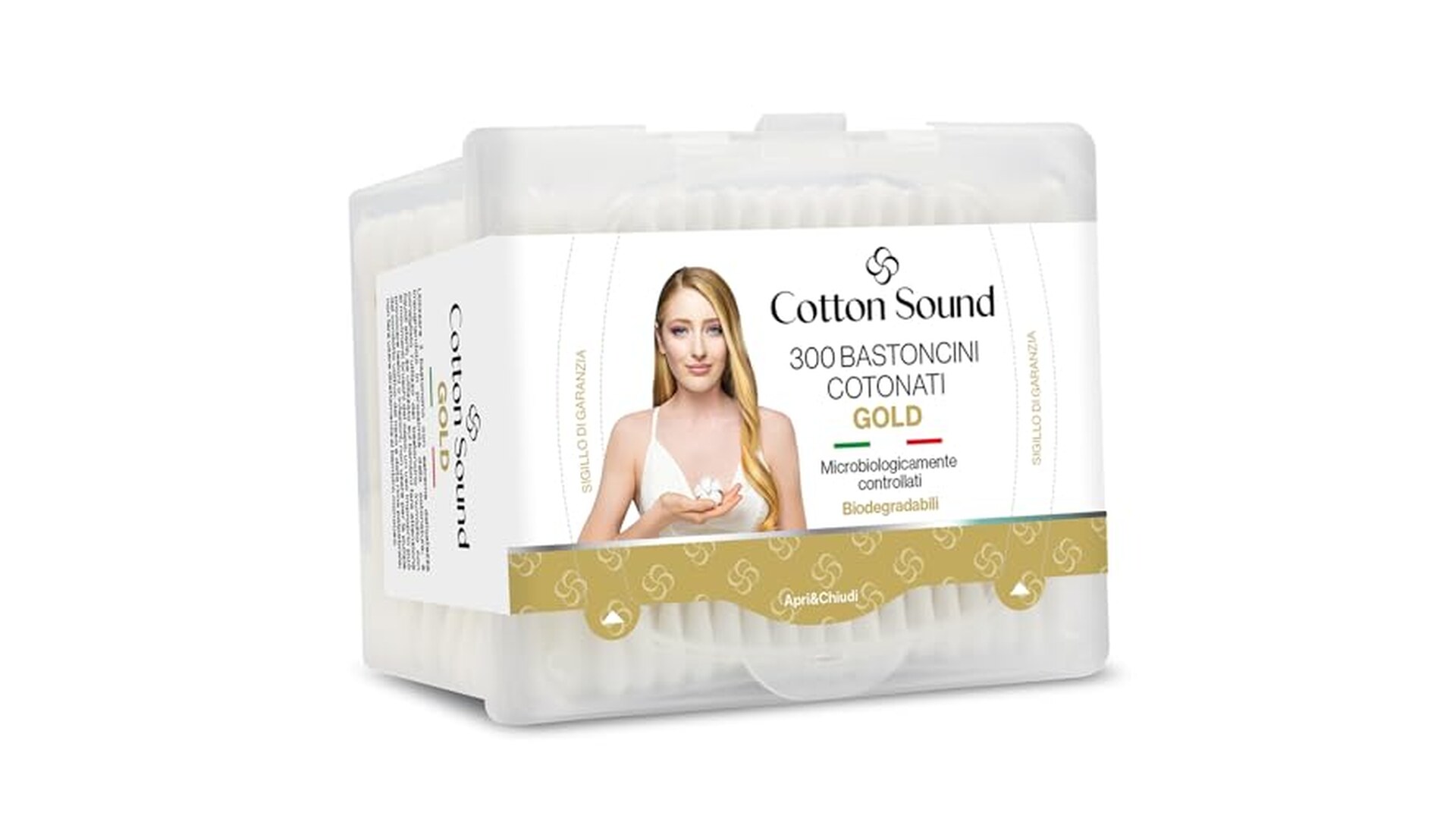 Cotton Sound GOLD Bastoncini Cotonati in Carta Biodegradabile