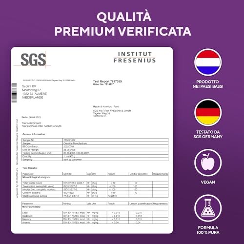 Creatina Monoidrato 500g 100% Pura Micronizzata - immagine 5