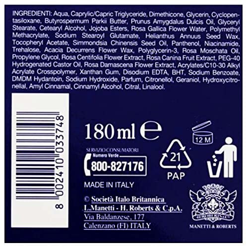Crema Viso e Corpo Acqua alle Rose 180ml - immagine 2