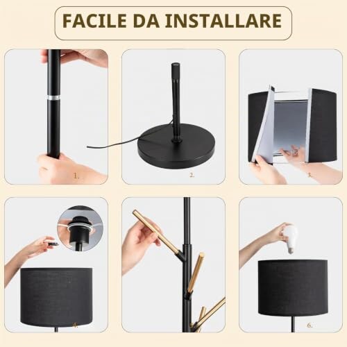CRLL Lampada da Terra LED 12W con Telecomando - immagine 6