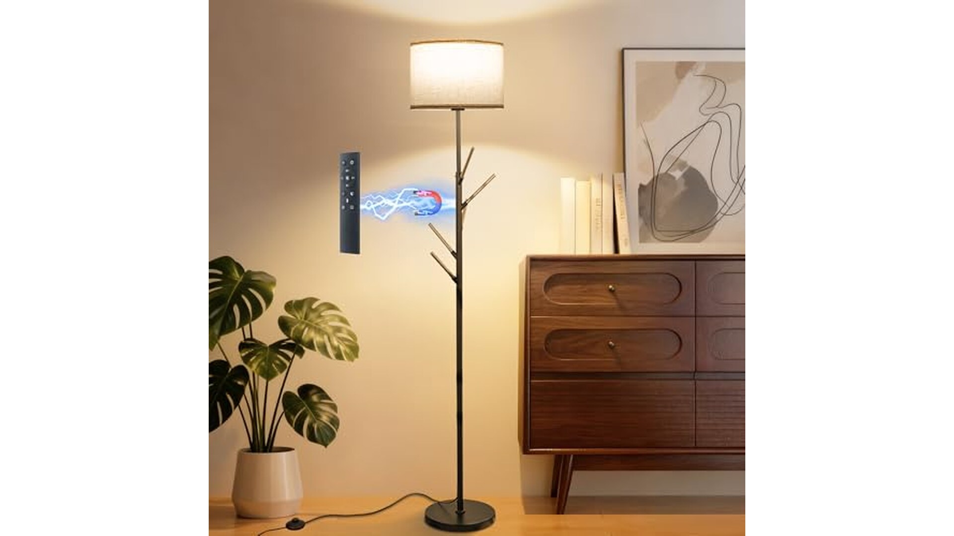 CRLL Lampada da Terra LED 12W con Telecomando