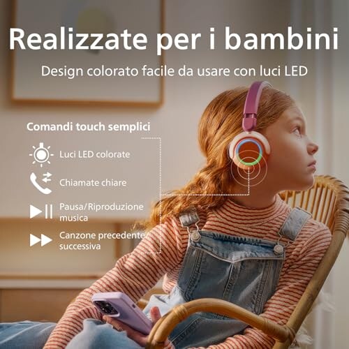 Cuffie Wireless per Bambini Philips TAK4200MP - immagine 3
