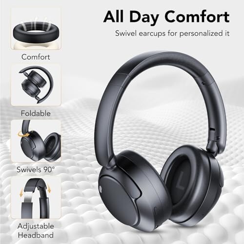 Cuffie Wireless Bluetooth 5.4 con Noise Cancelling - immagine 5