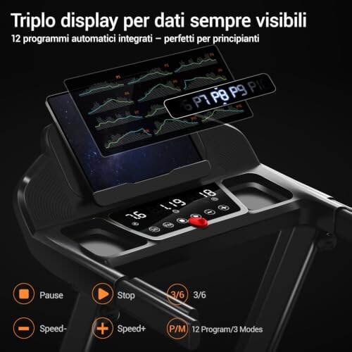 CURSOR Tapis Roulant Salvaspazio con Inclinazione 15% - immagine 3