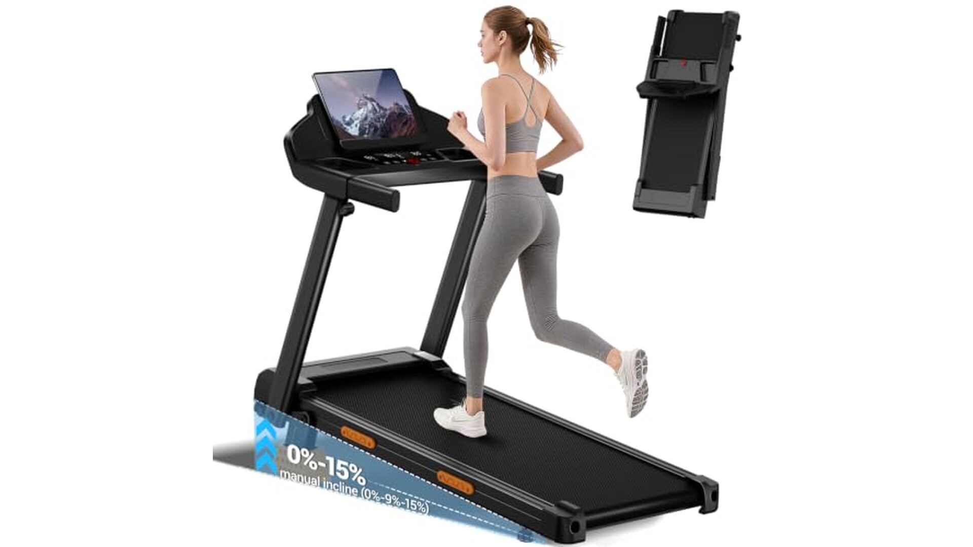 CURSOR Tapis Roulant Salvaspazio con Inclinazione 15%