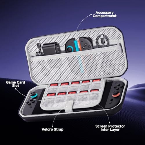 Custodia Rigida per Nintendo Switch con Borsa - immagine 3
