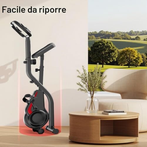 Cyclette Pieghevole UMAY 5-in-1 con Resistenza Magnetica - immagine 7