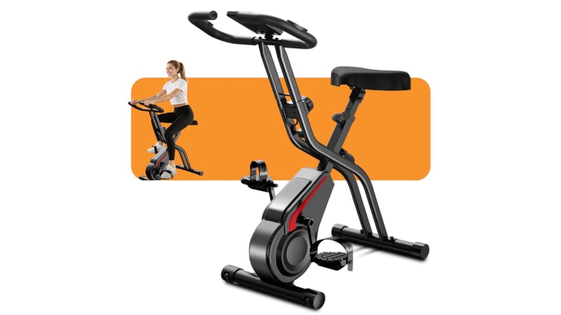 Cyclette Pieghevole UMAY 5-in-1 con Resistenza Magnetica