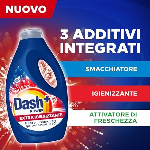 Dash Power Detersivo Liquido, Pulizia Profonda - immagine 1