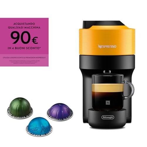 De'Longhi Nespresso Vertuo Pop Mango Yellow - immagine 1