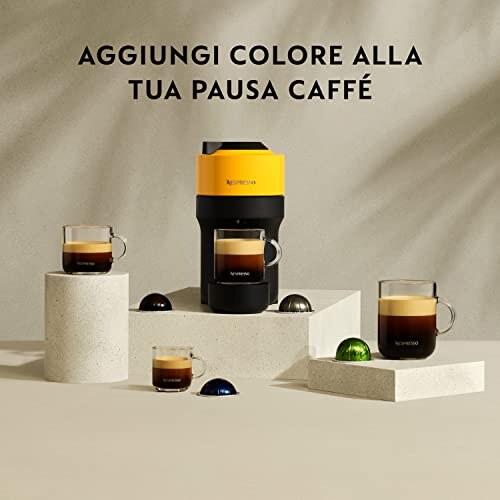 De'Longhi Nespresso Vertuo Pop Mango Yellow - immagine 4