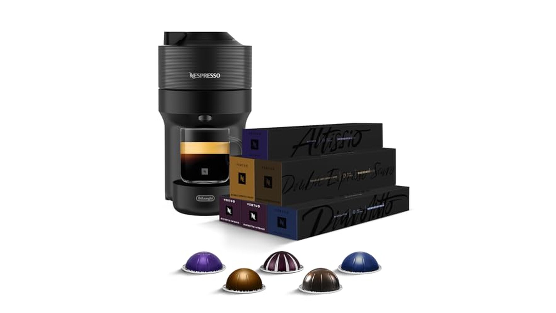 De'Longhi Nespresso Vertuo Pop con 60 Capsule