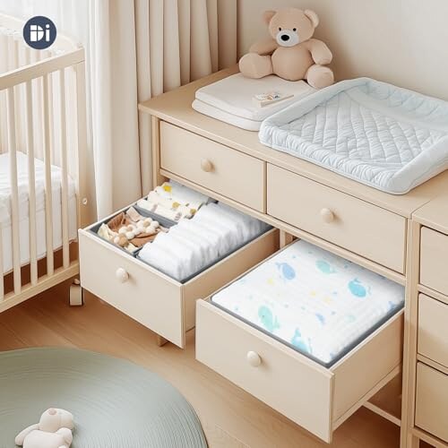 DIMJ Organizer Cassetti 8 Pezzi Pieghevoli - immagine 4