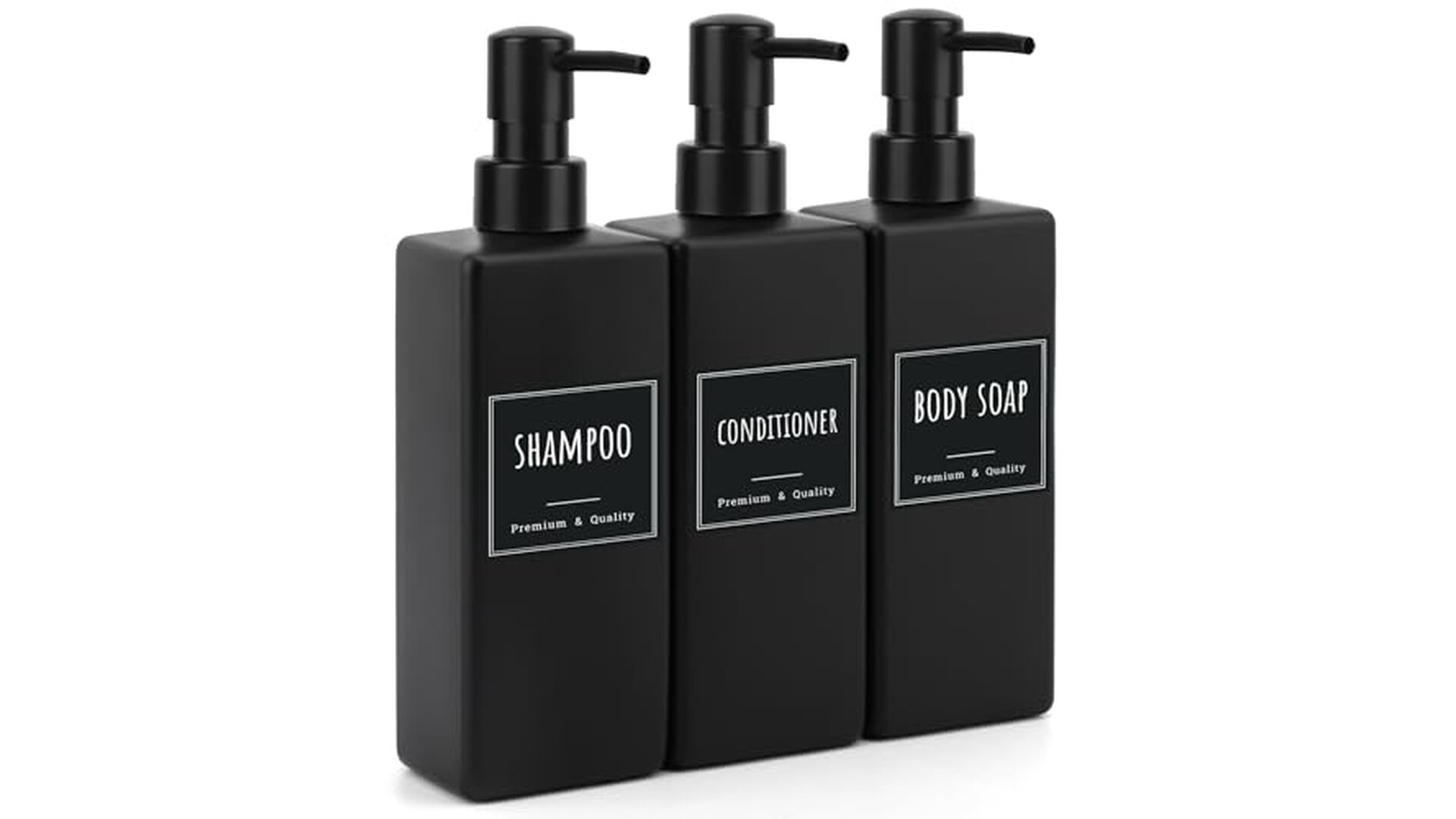 Dispenser Sapone Segbeauty Nero Opaco 500ml