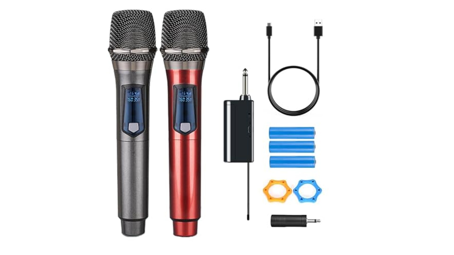 Doppio Microfono Wireless Ricaricabile