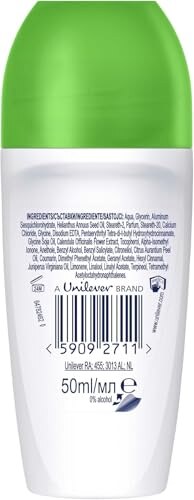 Dove Deodorante Roll On Cetriolo e Tè Verde - immagine 1