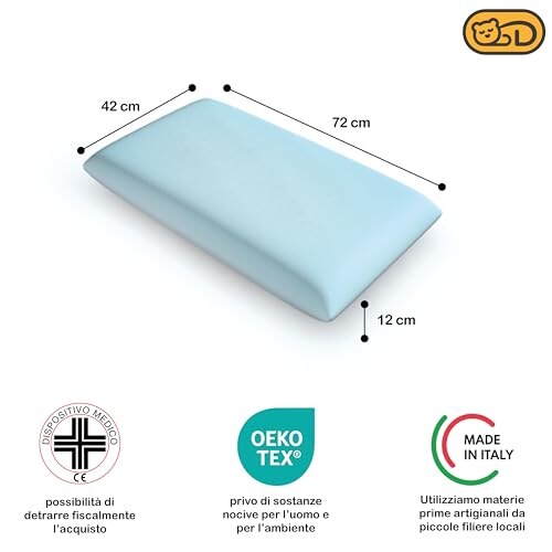 DREAM Cuscino Cervicale in GelFoam 12cm - immagine 2