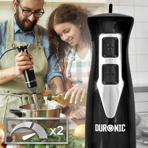 Duronic HB35B Frullatore a Immersione 350W - immagine 2