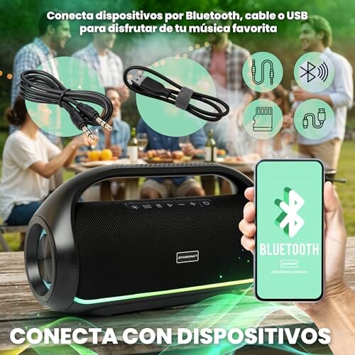 Dynasonic S90 Altoparlante Bluetooth Portatile - immagine 4