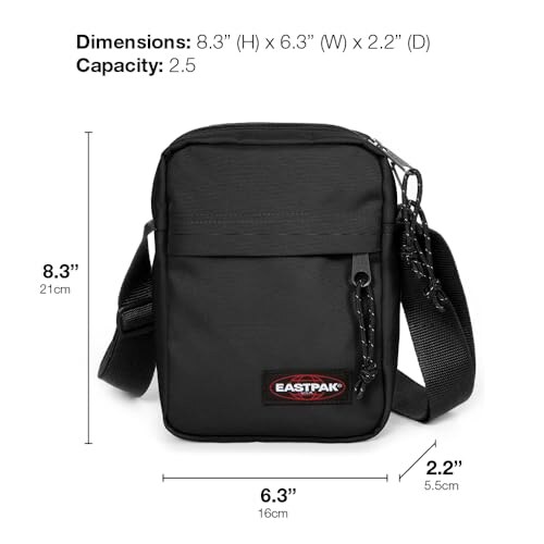 Eastpak The One Borsa a Tracolla Nero 2.5L - immagine 5