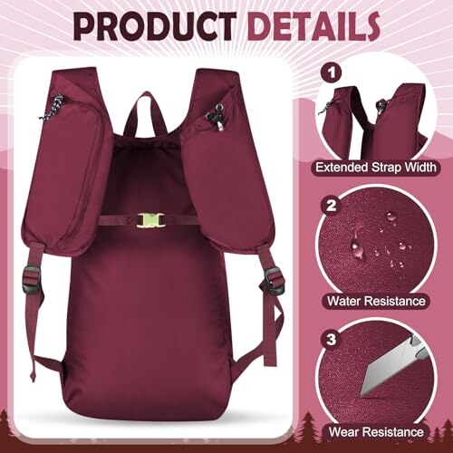 EgoNova Zaino Pieghevole Leggero 12L - immagine 2