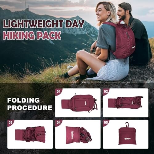 EgoNova Zaino Pieghevole Leggero 12L - immagine 6