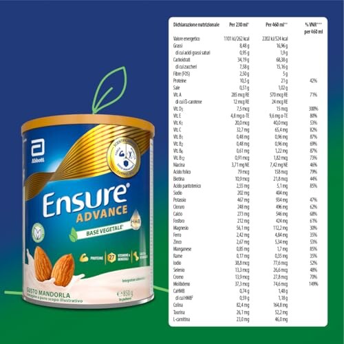 Ensure Advance Integratore in Polvere Gusto Mandorla - immagine 7