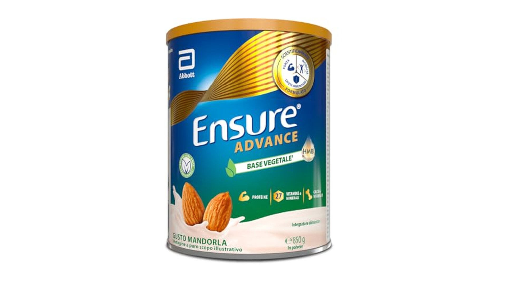 Ensure Advance Integratore in Polvere Gusto Mandorla