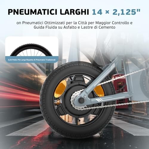 ESKUTE F100 Bici Elettrica Pieghevole 14" - immagine 5