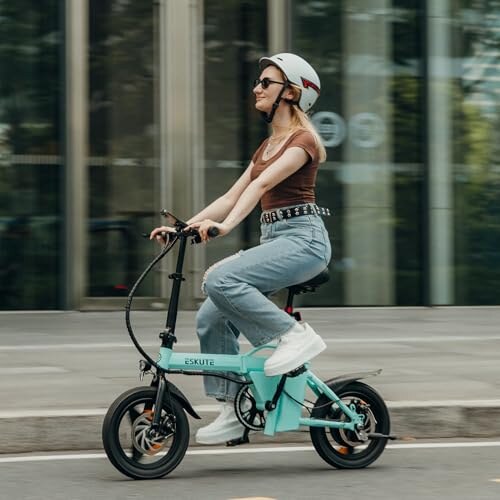 ESKUTE F100 Bici Elettrica Pieghevole 14" - immagine 9