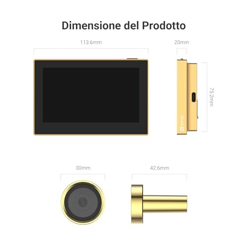 EZVIZ CP2 Spioncino Digitale 1080P - immagine 8