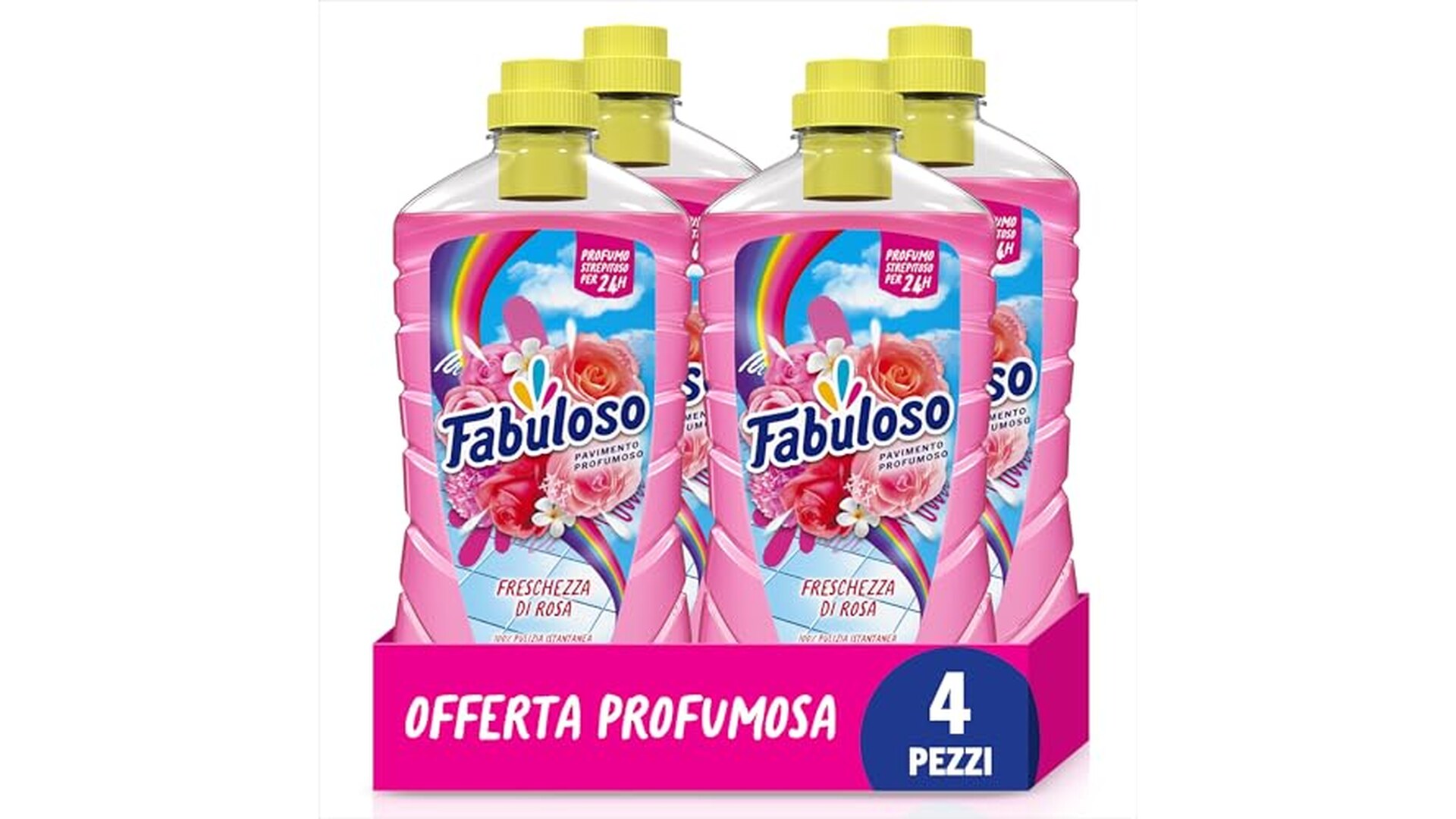 Fabuloso Detersivo Pavimenti Freschezza di Rosa 950ml