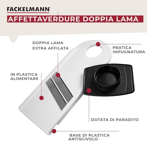 Fackelmann Mandolina Affetta Verdure Manuale - immagine 1