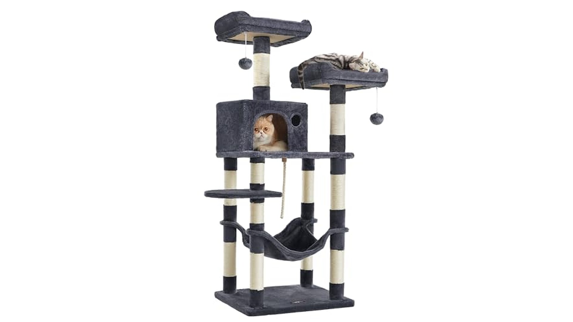 Feandrea Albero per Gatti 143cm con Graffiatoi