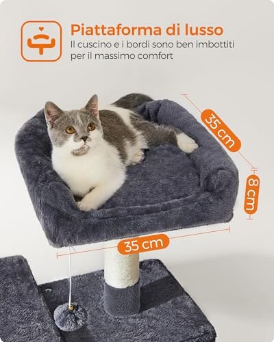Feandrea Albero per Gatti Alto 143cm - immagine 3