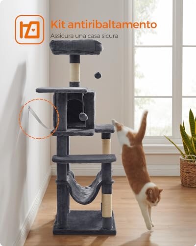 Feandrea Albero per Gatti Alto 143cm - immagine 7