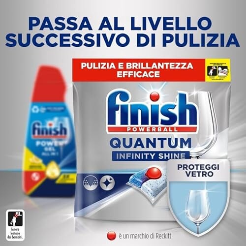 Finish Powergel Detersivo Lavastoviglie Anti Odore - immagine 6