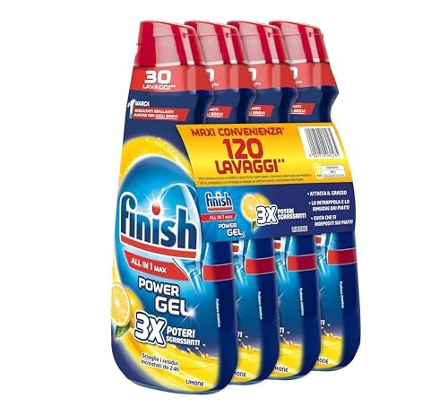 Finish Powergel Detersivo Multiazione 120 Lavaggi - immagine 4