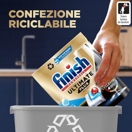 Finish Ultimate PLUS 146 Capsule Lavastoviglie - immagine 6