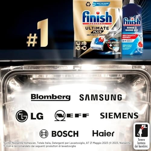 Finish Ultimate PLUS 146 Capsule Lavastoviglie - immagine 7