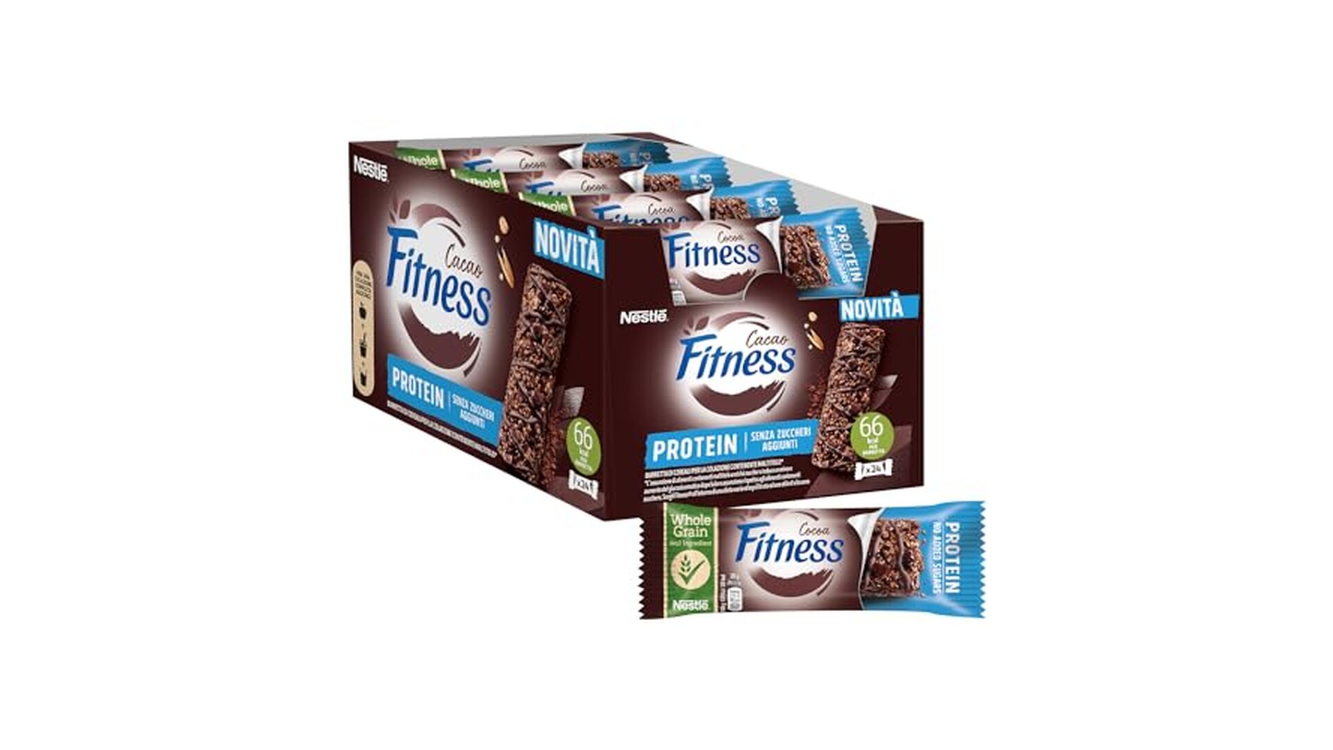 Fitness Barrette Cereali Integrali al Cacao