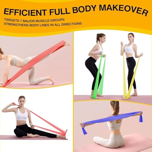 Fokky 4 Fasce Elastiche Fitness 2M con Borsa - immagine 6